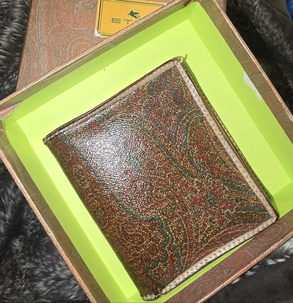 Etro Multicolor Paisley Wallet